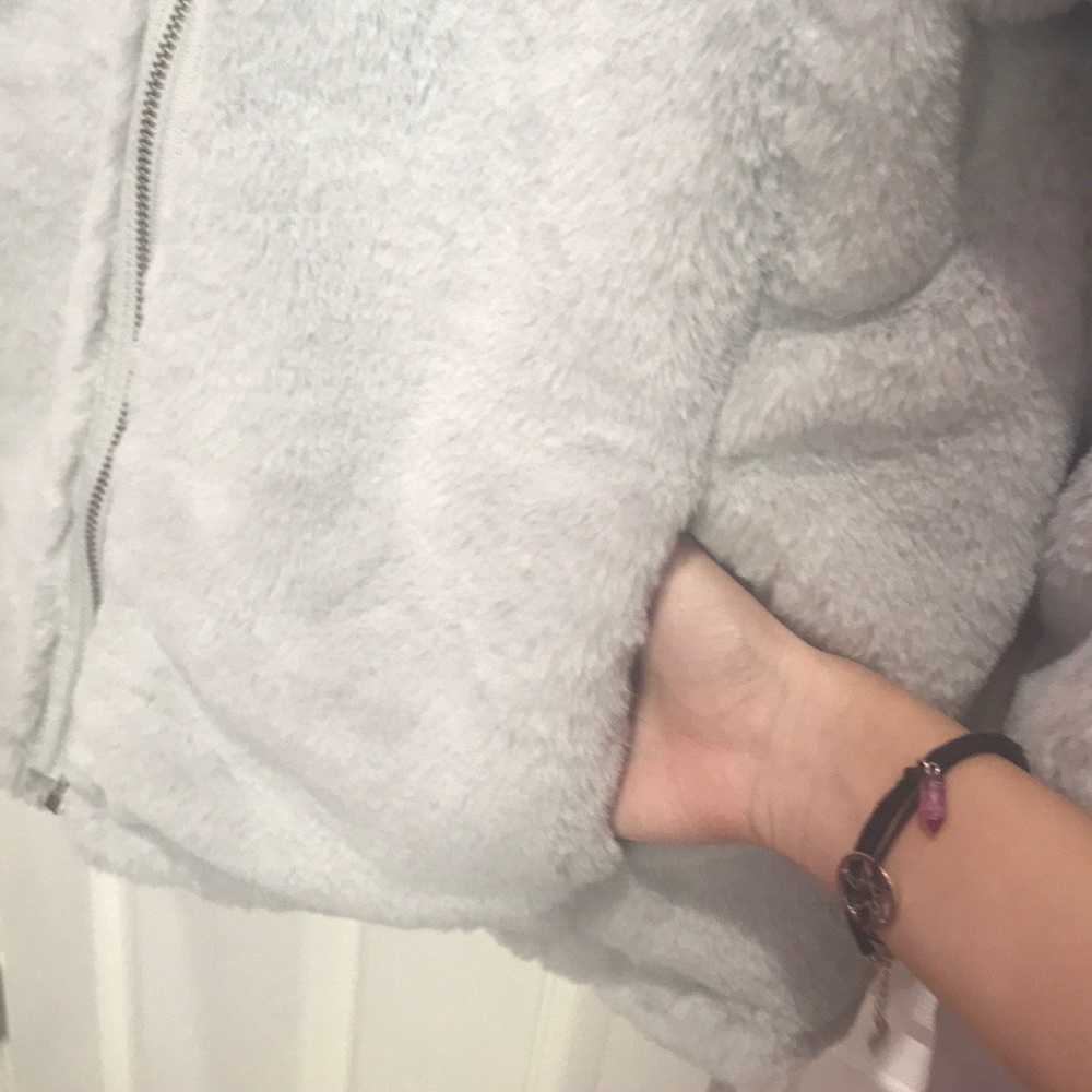 Guess Light Grey “Silver” Winter Jacket - image 6